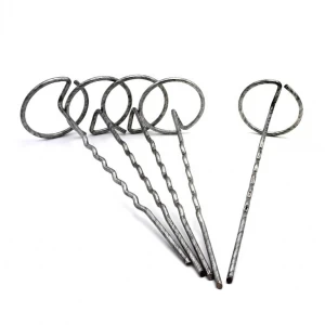 Piquets d'ancrage métallique 21cm - Lot de 5