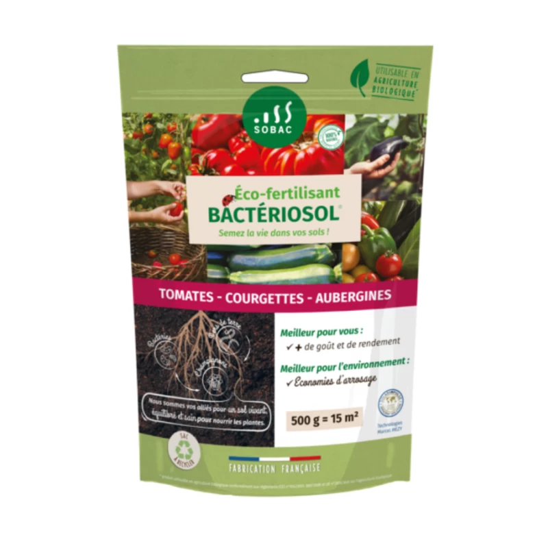 Bactériosol pour tomates, courgettes et aubergines - 500g