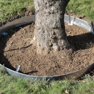 Entourage d'arbre rond en aluminium - Ø 80 à 140cm