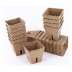Pot carré biodégradable en tourbe - 6 à 8 cm - Jiffy