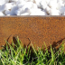 Entourage d'arbre carré en acier corten - coté 80 à 140cm
