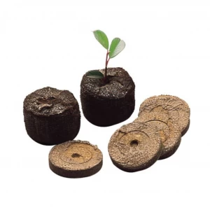 Pastilles de tourbe et coco bio Ø24mm à 41mm - Jiffy