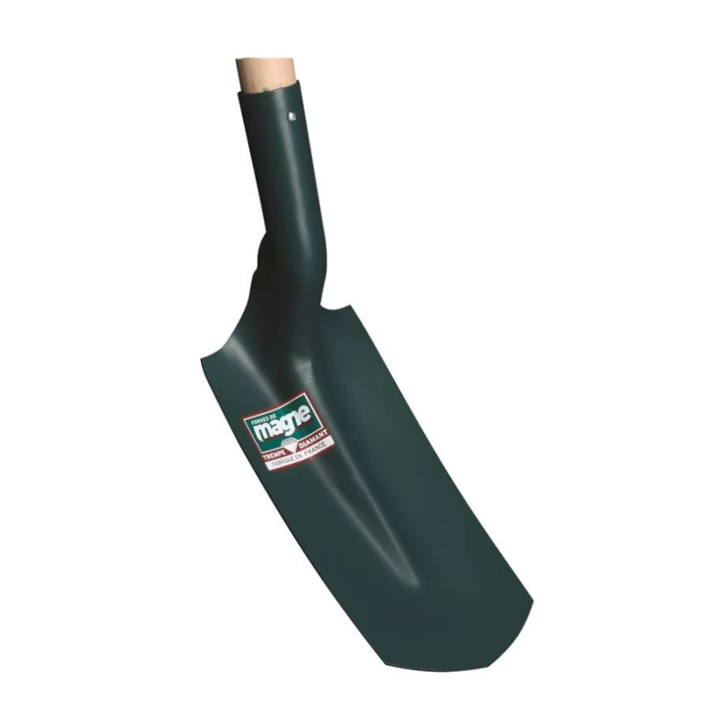 Pelle à tranchée étroite 13cm avec manche