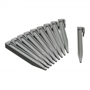 Piquets pour bordure en polyéthylène recyclé - 19,5cm - 10 pièces