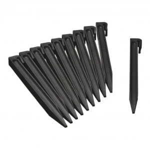 Piquets pour bordure en polyéthylène recyclé - 26,7cm - 10 pièces