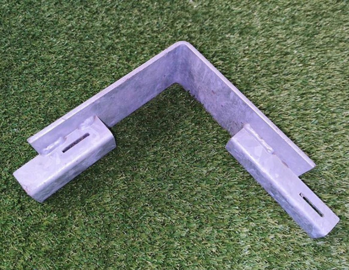 2 équerres Plates En Acier Galvanisé – Angle à 90°, Fabrication Britannique, Solides Et Durables