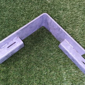Angle pour bordure tradition acier galvanisé - Ep. 5mm