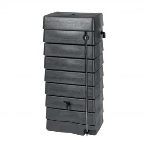 Récupérateur d'eau rectangle gris anthracite - 276 litres