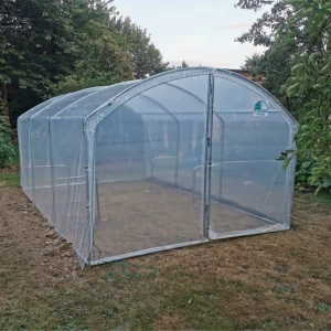 Serre abri cultures - largeur 3m - 13,5 à 27m²