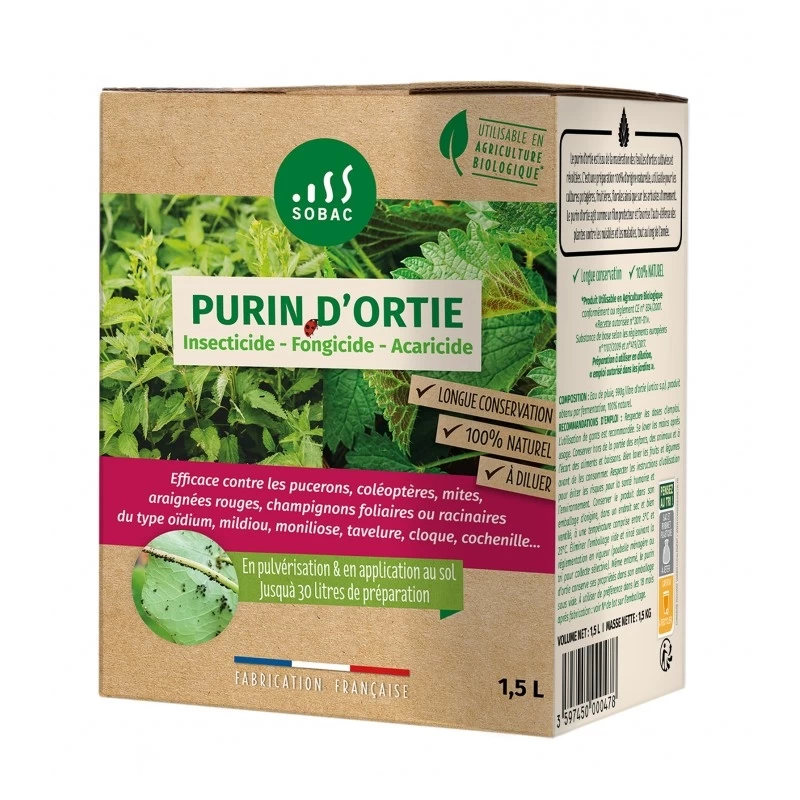 Purin d'ortie - 1,5L - Sobac