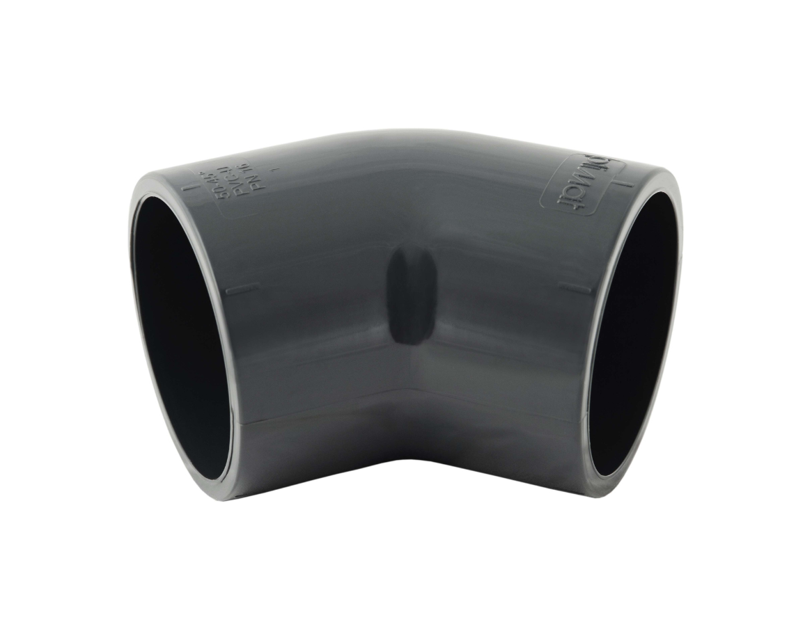 Coude PVC FF 1/4 (6,35 Mm) Pour Raccord Tuyau LLDPE - Neuf Sous Blister