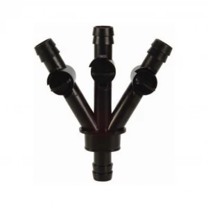 Robinet à 3 voies pour tuyaux spiral -Ø19mm