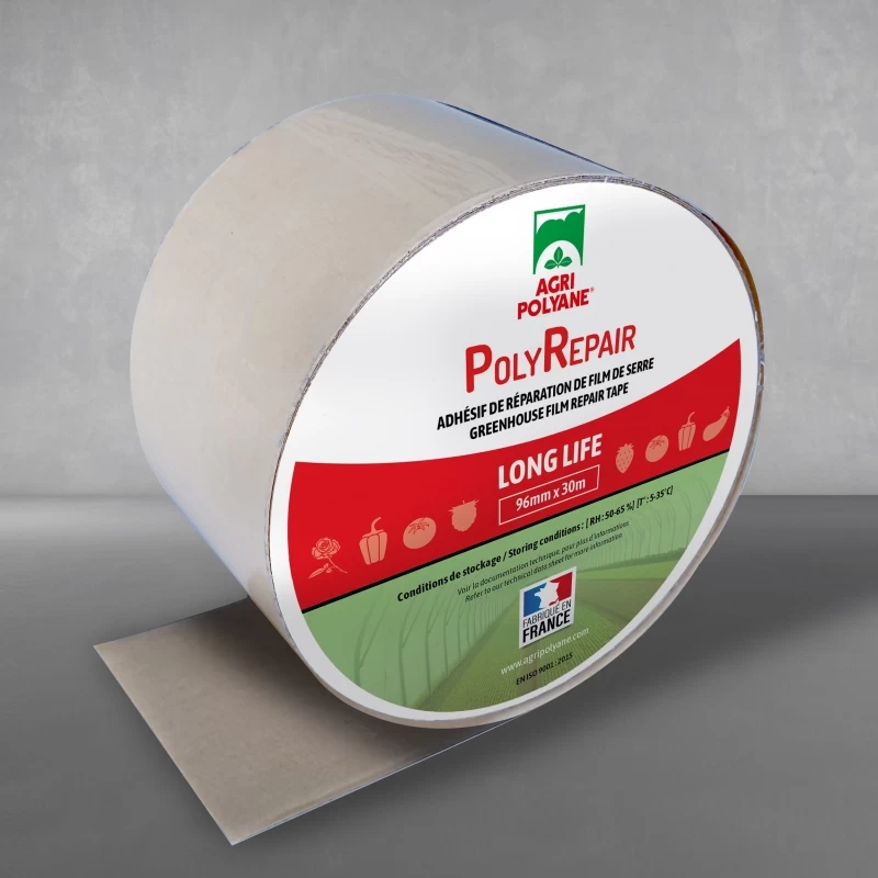 Adhésif répare film de serre Pro - Polyrepair - 96mm x 20m