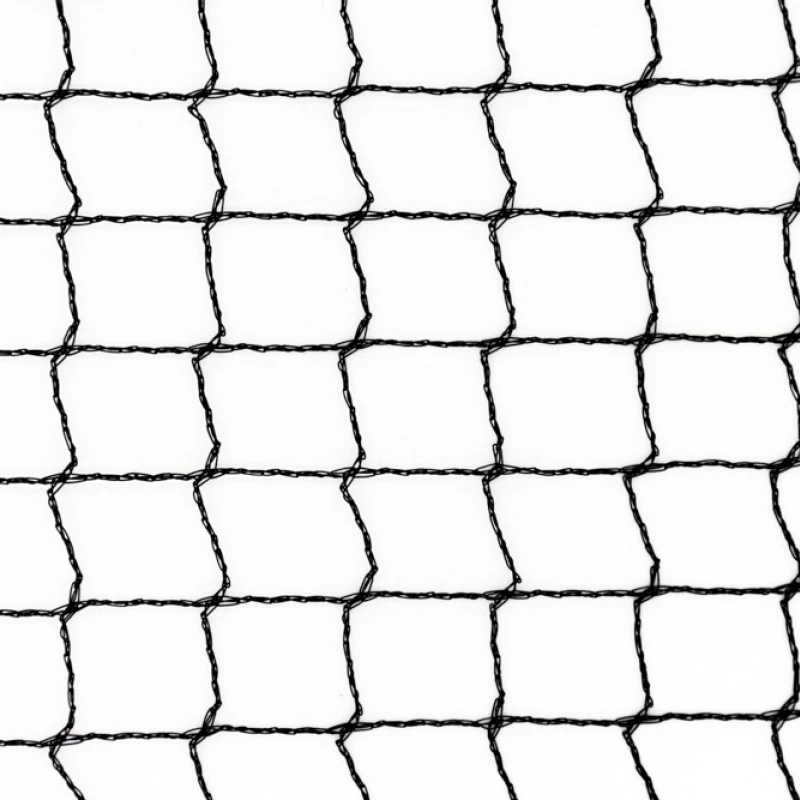 Filet de volière noir 27g/m² - Maille 22x22mm - à la coupe
