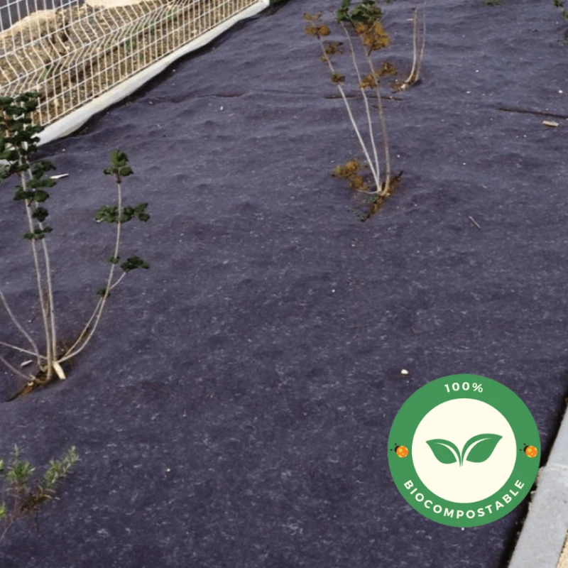 Echantillon gratuit toile de paillage bio - 20x10cm