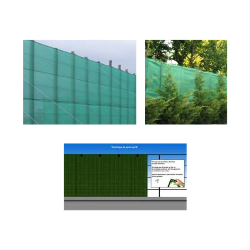 Filet brise vent - 42% - 100gr/m² - en rouleau
