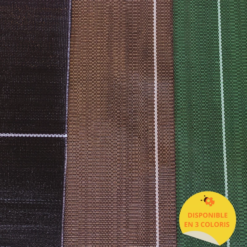 Kit Toile De Paillage 130g/m² Verte + Agrafes - 1,25x100 M - Anti Mauvaises Herbes Pour Jardin