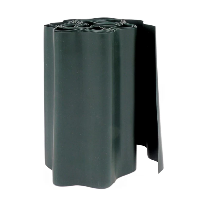 Bordure PVC ondulée verte - L. 9m