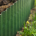 Bordure PVC ondulée verte - L. 9m