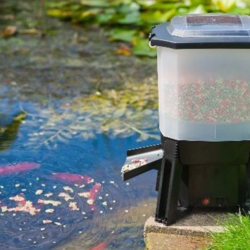 Distributeur Automatique De Nourriture Pour Poissons Solaire Jardinet Distributeur Automatique De Nourriture Pour Poissons Solaire Jardinet