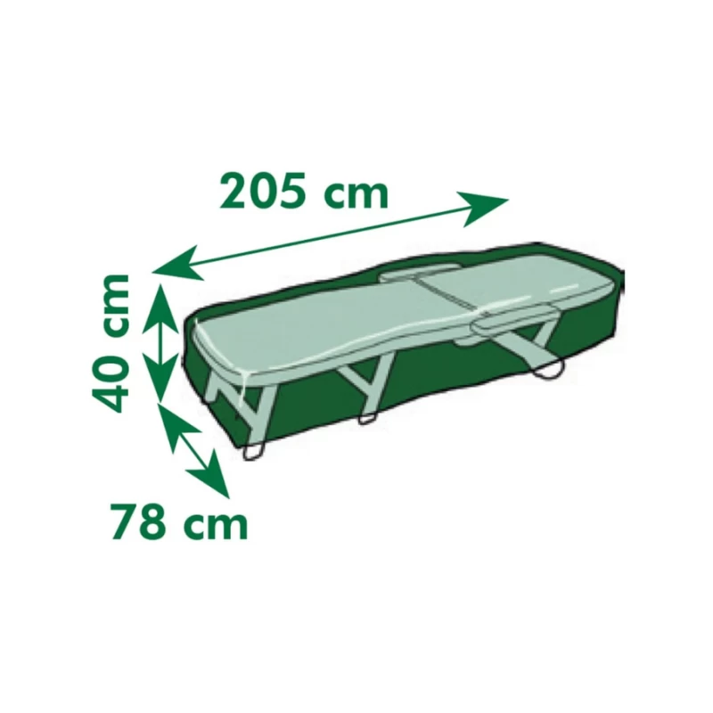 Housse de protection pour bain de soleil - Nature
