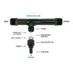 Injecteur Venturi 1,9 Cm Pour Fertilisation Jardin - Système D'irrigation, Amorçage Automatique 9-92 L/h