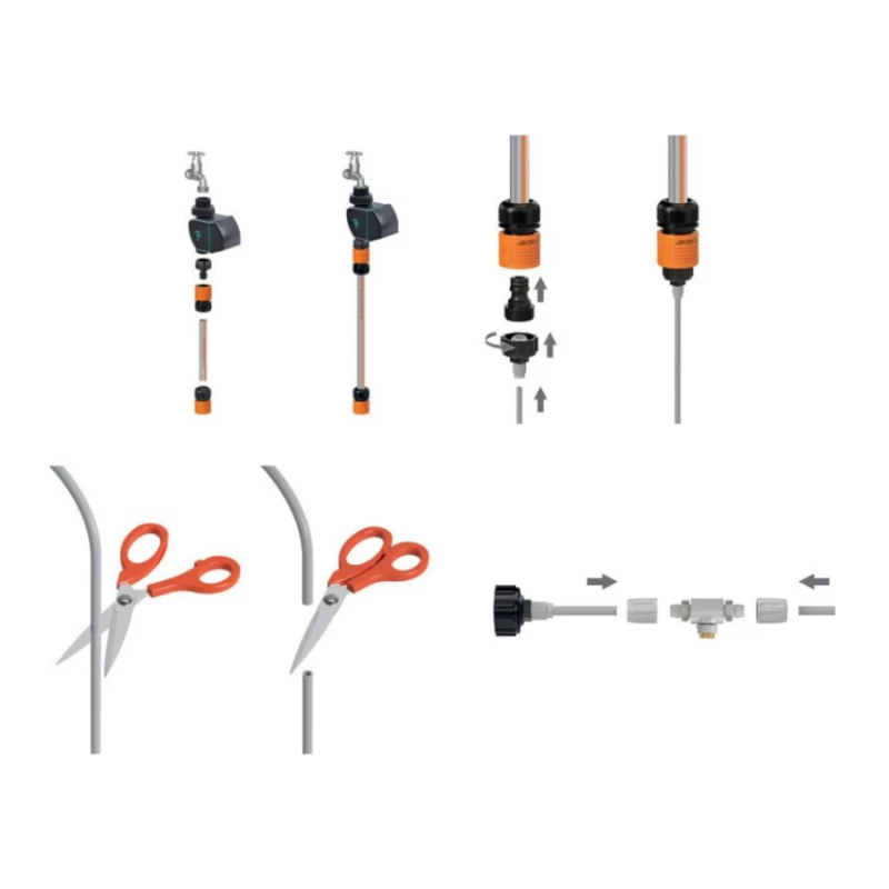 Kit de brumisation Happy Fresh 12 m avec programmateur - Claber