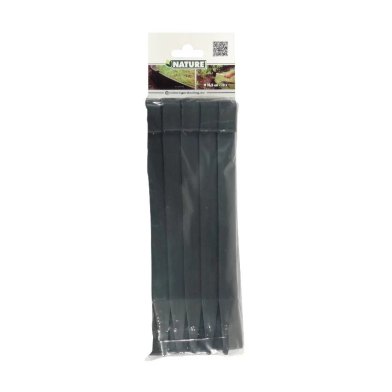Piquets pour bordure en polyéthylène recyclé - 26,7cm - 10 pièces