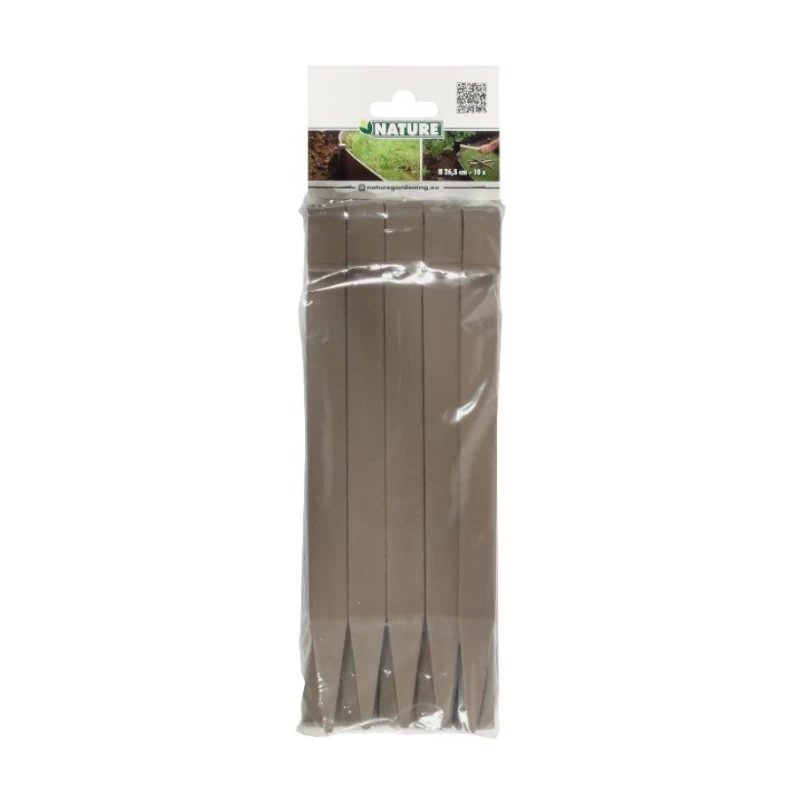 Piquets pour bordure en polyéthylène recyclé - 26,7cm - 10 pièces