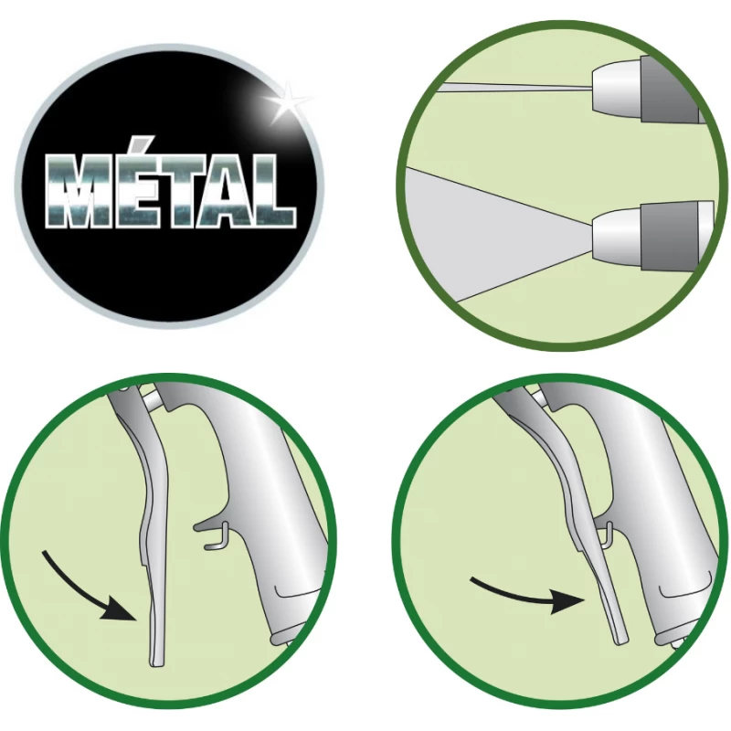 Pistolet lance métal - Ribimex
