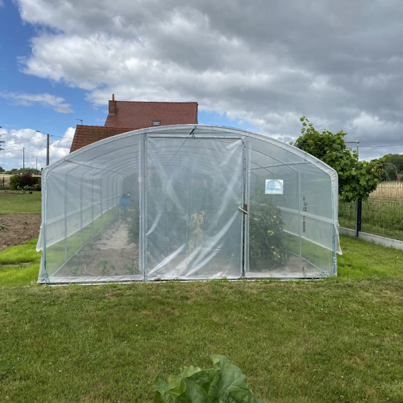 Serre 4 saisons avec aérations - largeur 3m - 13 à 36m² 