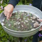 1 Ensemble En Jardin Tamis Énigme Maille Écran Pour Compost Pierre
