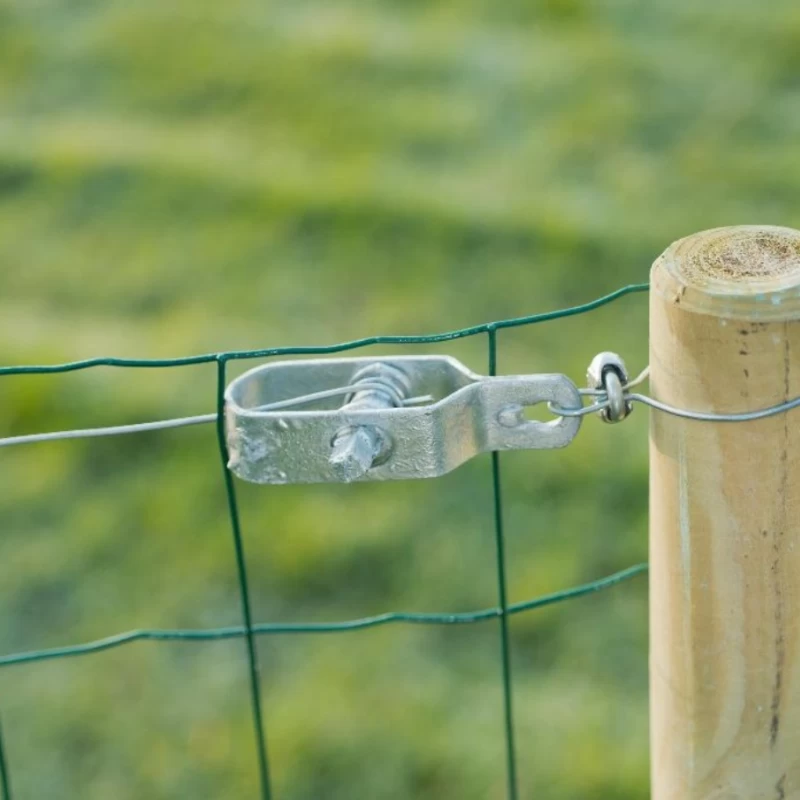 Tendeur en acier galvanisé et plastifié vert