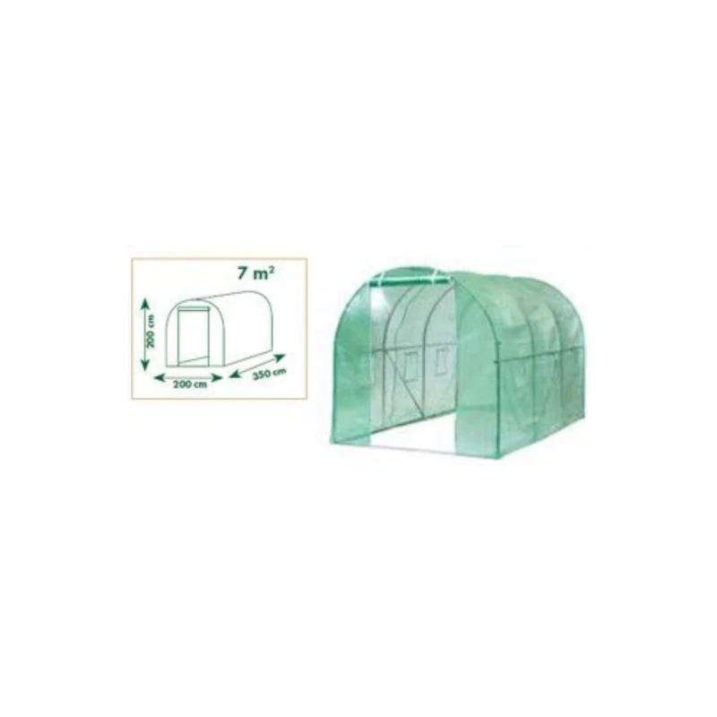 Serre tunnel maraîcher - L: 3,5 l: 2 h: 2m - 7m²