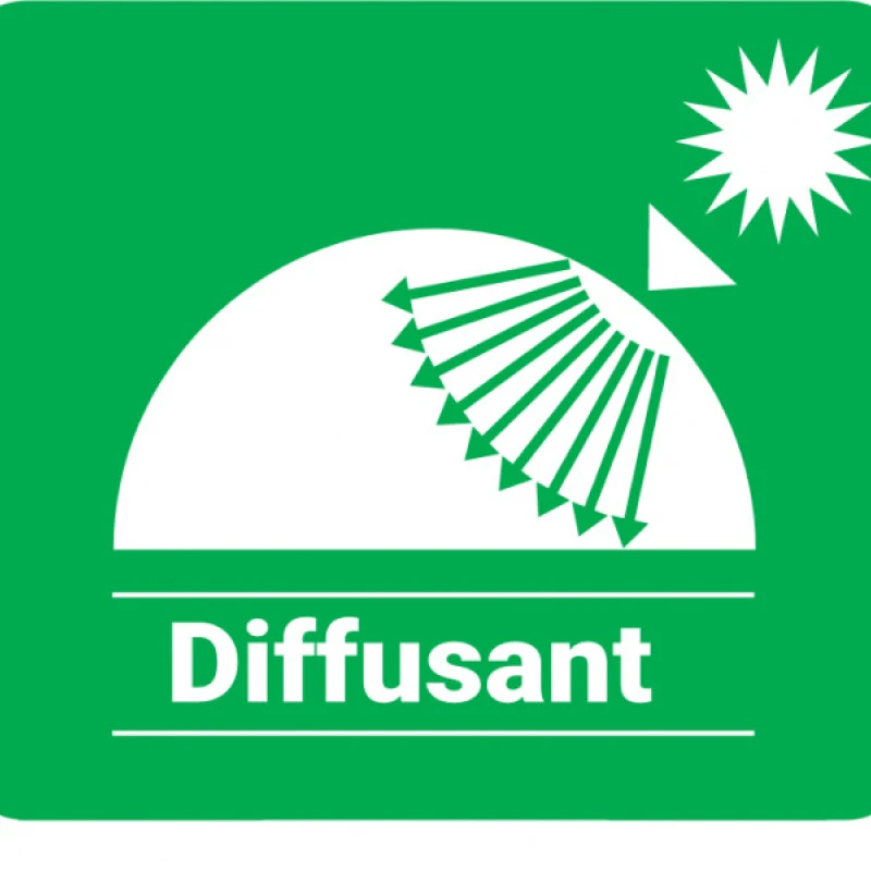 Film mini-tunnel diffusant 80µ - Largeur 2,20m 