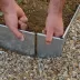 Bordure plane acier gris anthracite Ral 7016 - L. 1,90m - Ep. 1,5mm