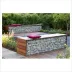 Mur de gabion en acier galvanisé Ø 4mm