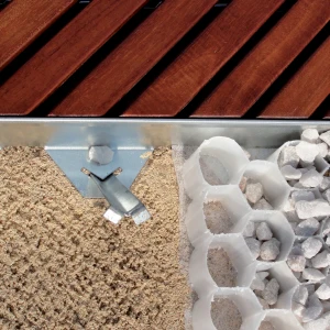 Bordure équerre acier galvanisé - L. 1,90m - Ep. 1,5mm