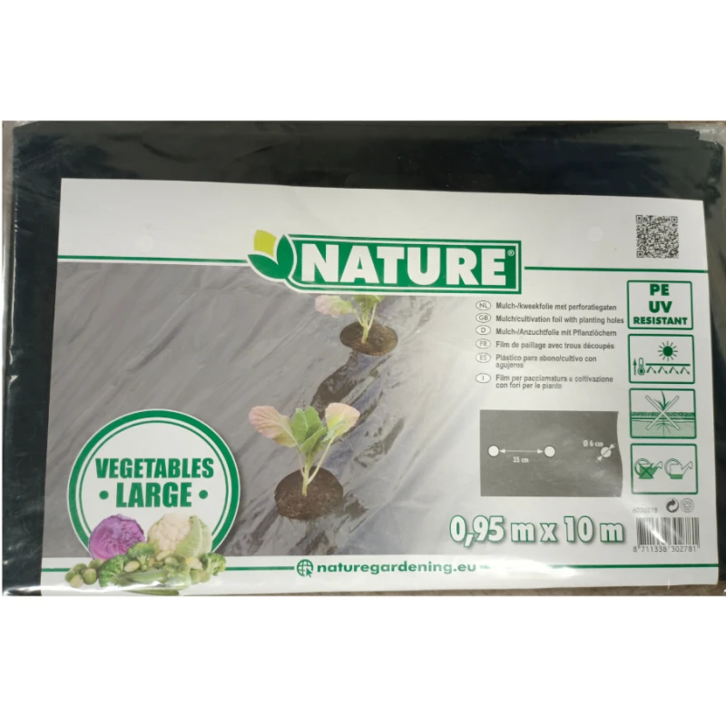 Film de paillage pour gros légumes 20µ - l. 0,95m - L. 10m