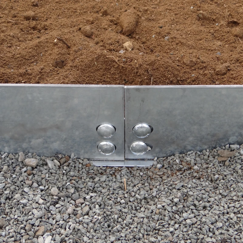 Bordure classic acier brut - L. 2m - Ep. 3mm