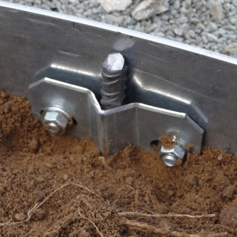 Bordure classic acier brut - L. 2m - Ep. 3mm