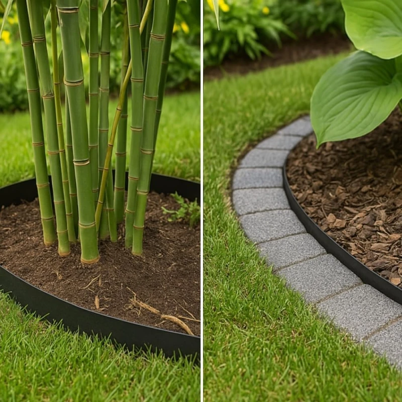Barrière anti racines et rhizomes 564gr/m² Georoot - à la coupe