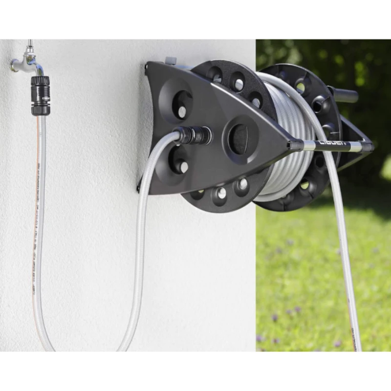 Dévidoir mural compact Kiros Kit - Claber