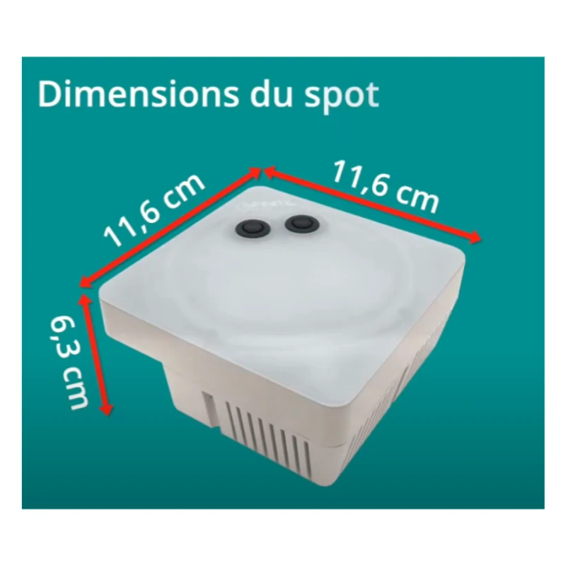 Projecteur multicouleur RGB 12 Led pour spa