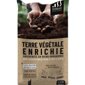 Terre végétale enrichie - 20kg
