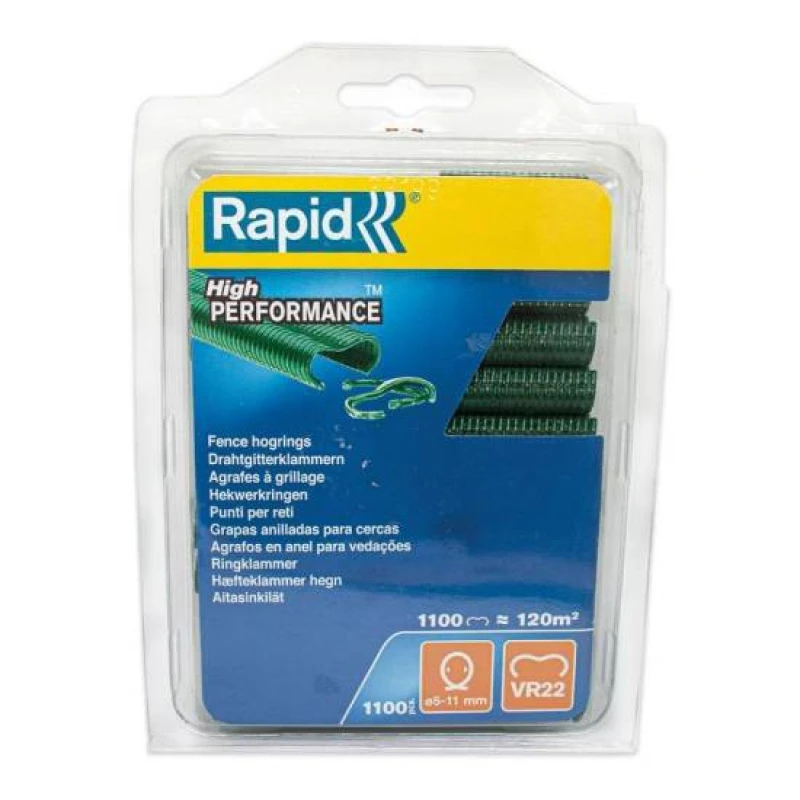 Agrafes pour grillage et filet VR22 - 1100 pièces