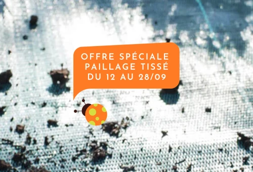 Bandeau paillage tisse offre speciale septembre