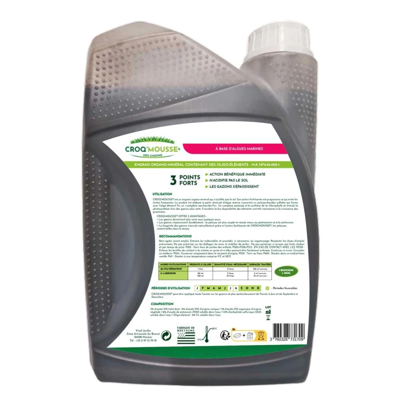 Croq'Mousse des gazons - 2L