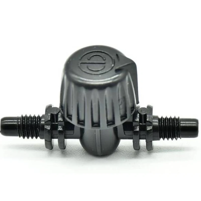 Vannette filetée x filetée pour micro-tube - 4mm