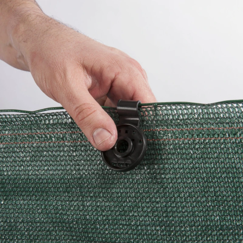 Clips de fixation indémontable pour filet - 100 pièces